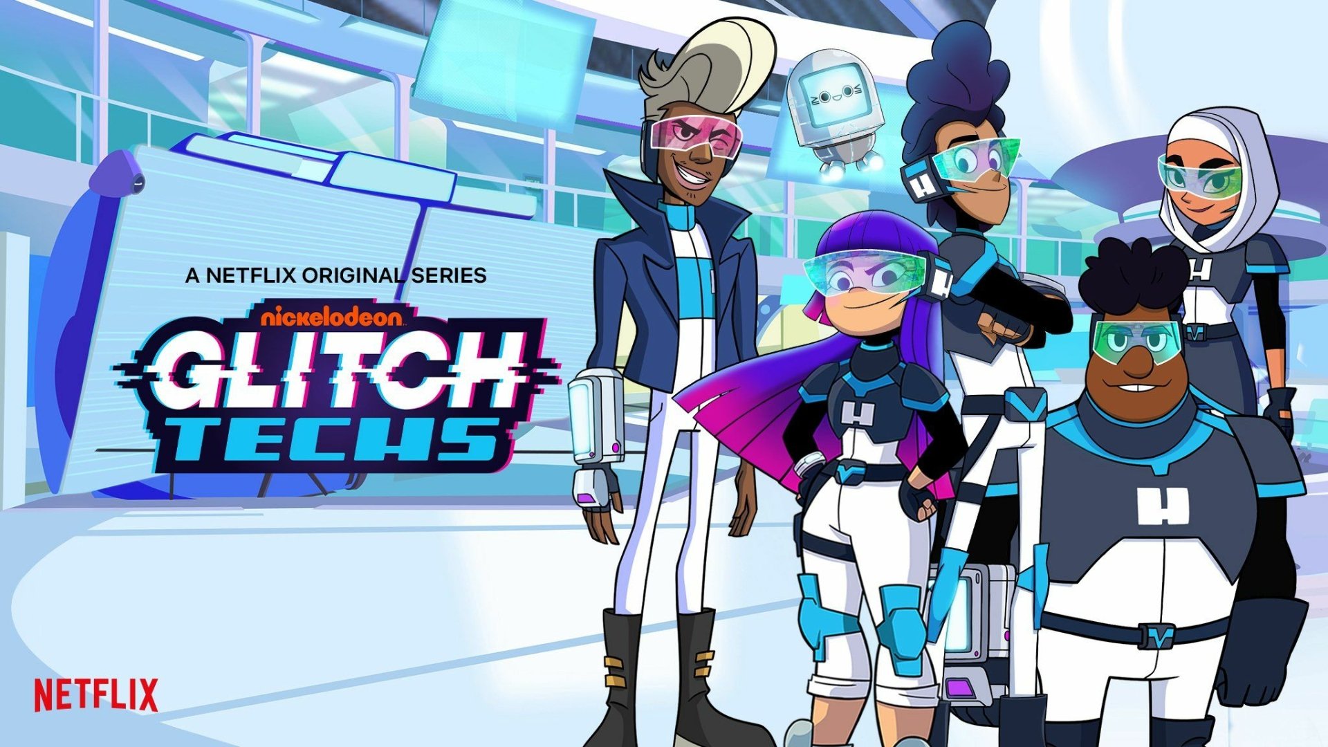 Download TV Show Glitch Techs HD Wallpaper