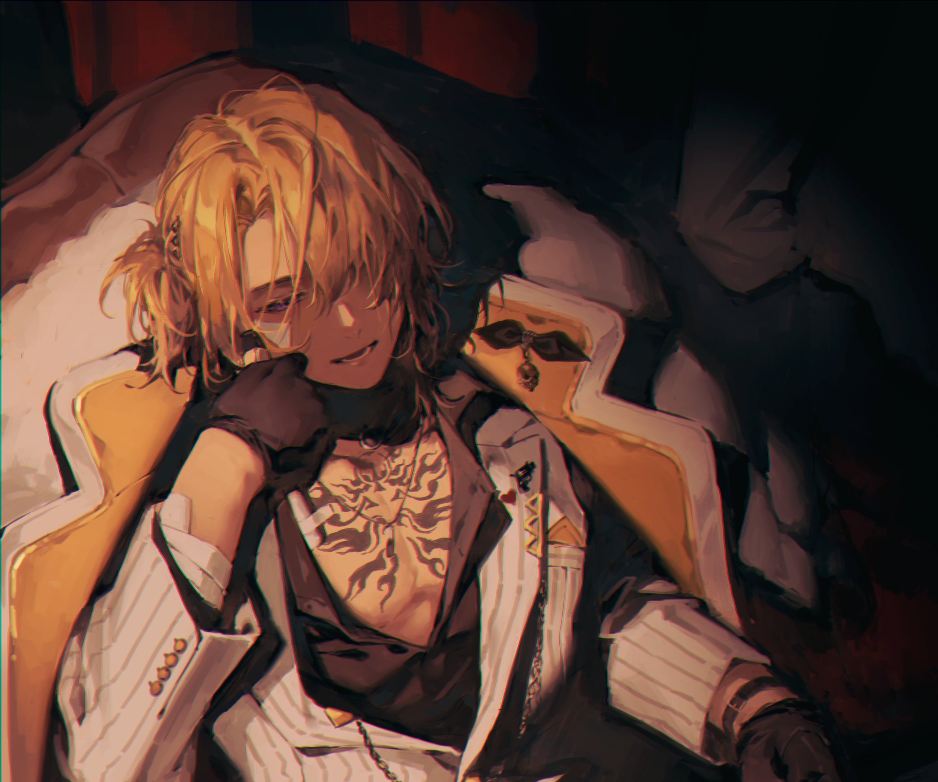 Download Luxiem Luca Kaneshiro Anime Virtual Youtuber HD Wallpaper