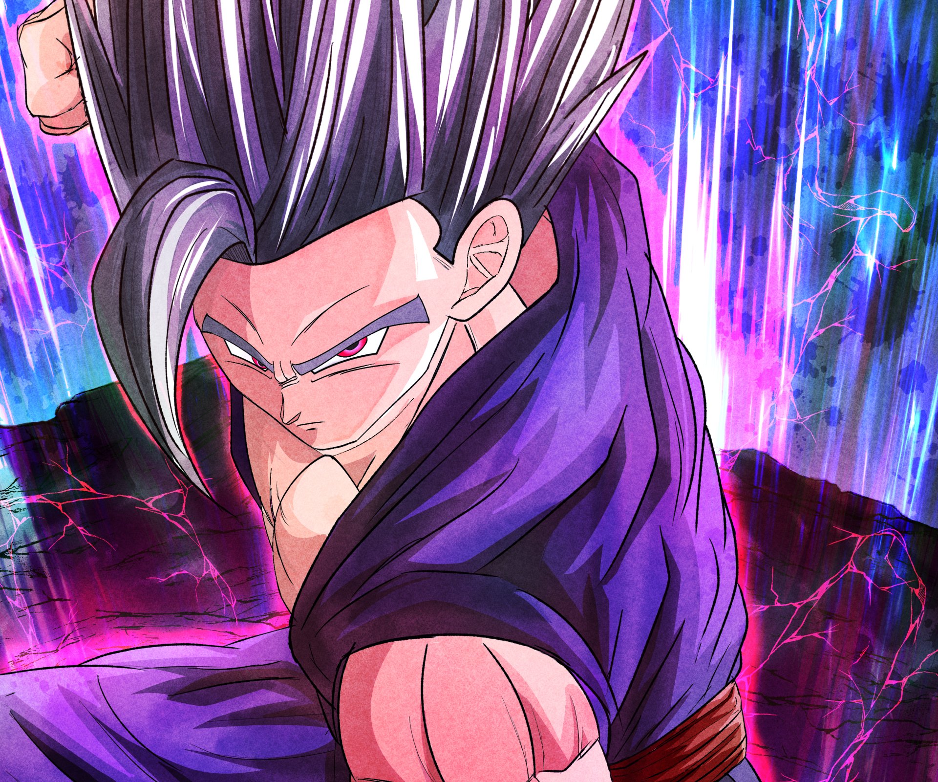 Download Gohan Beast Gohan (Dragon Ball) Anime Dragon Ball Super: Super Hero HD Wallpaper by kamesenryuP