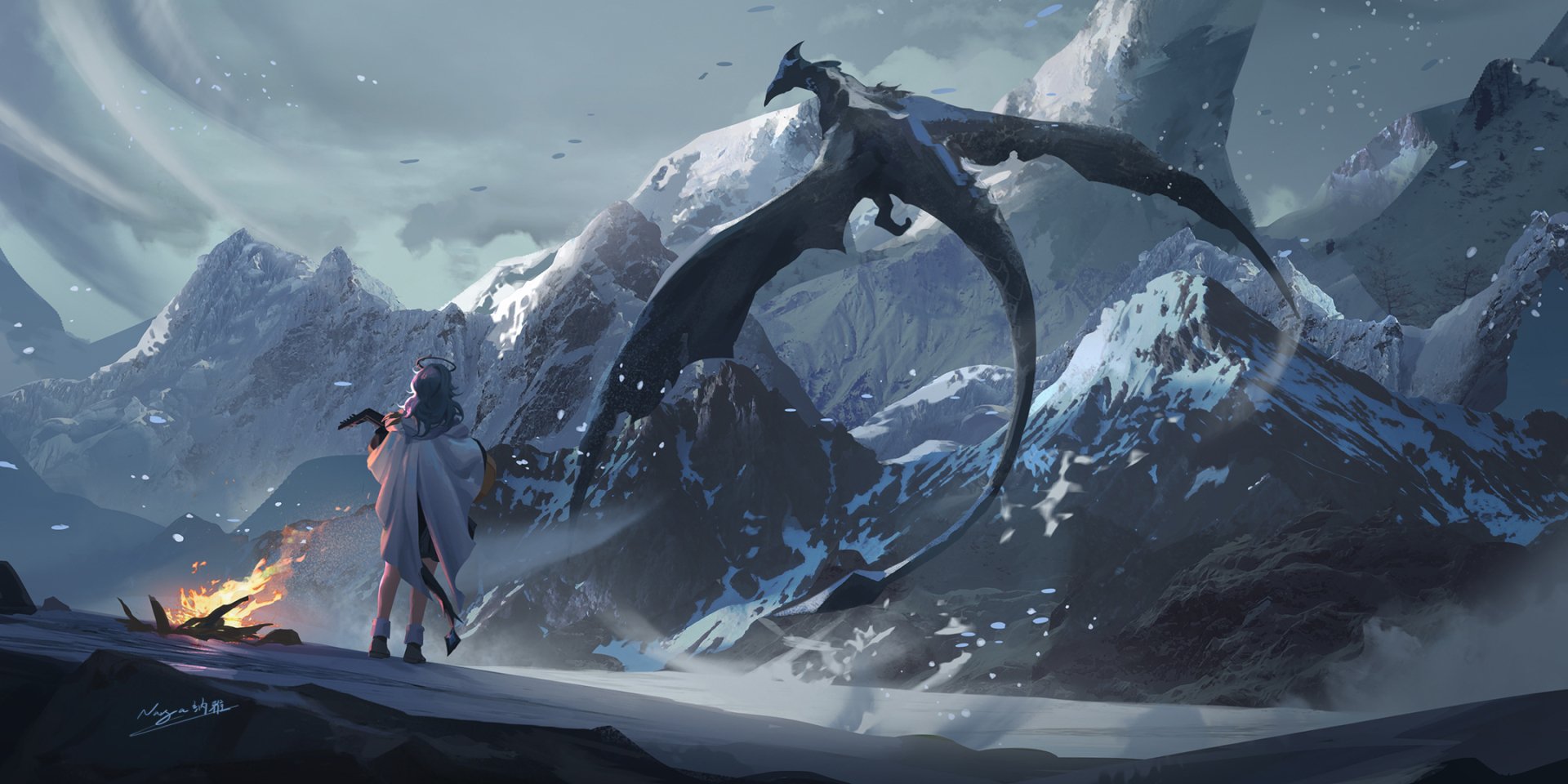 Download Fantasy Dragon HD Wallpaper