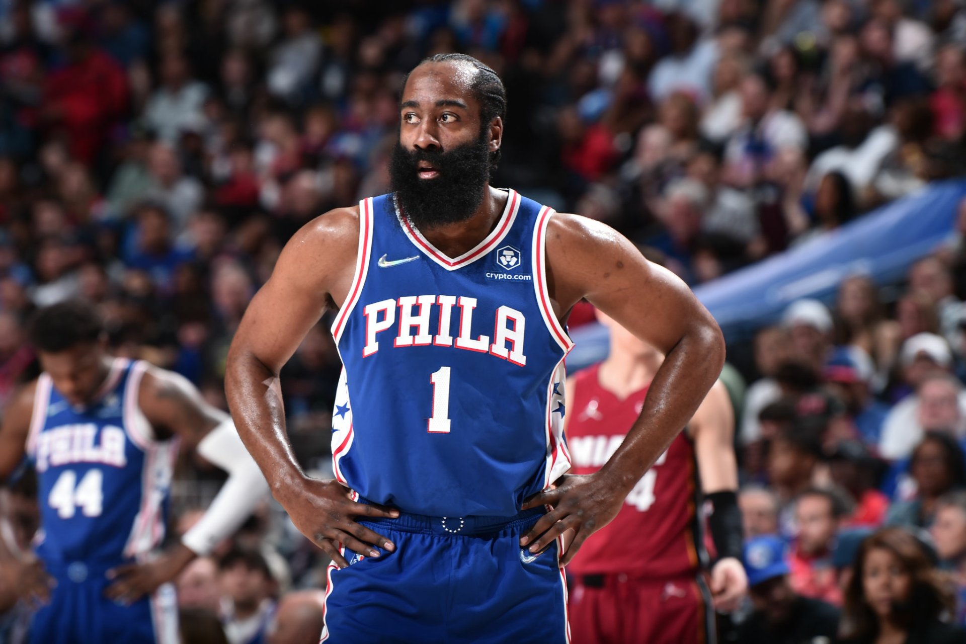 Download Philadelphia 76ers James Harden Sports HD Wallpaper