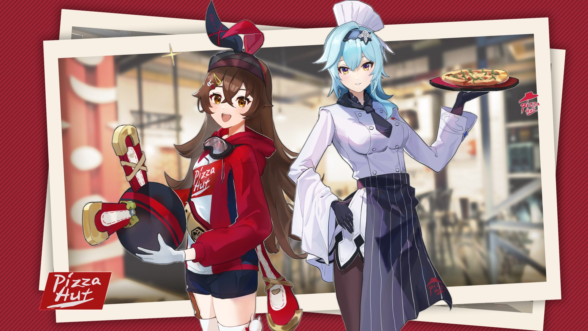 Download Eula (Genshin Impact) Amber (Genshin Impact) Video Game Genshin Impact 4k Ultra HD Wallpaper by Lοtuς