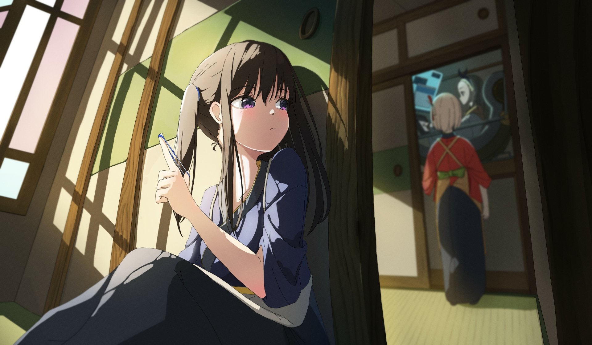 Download Takina Inoue Anime Lycoris Recoil 4k Ultra HD Wallpaper by K.JG