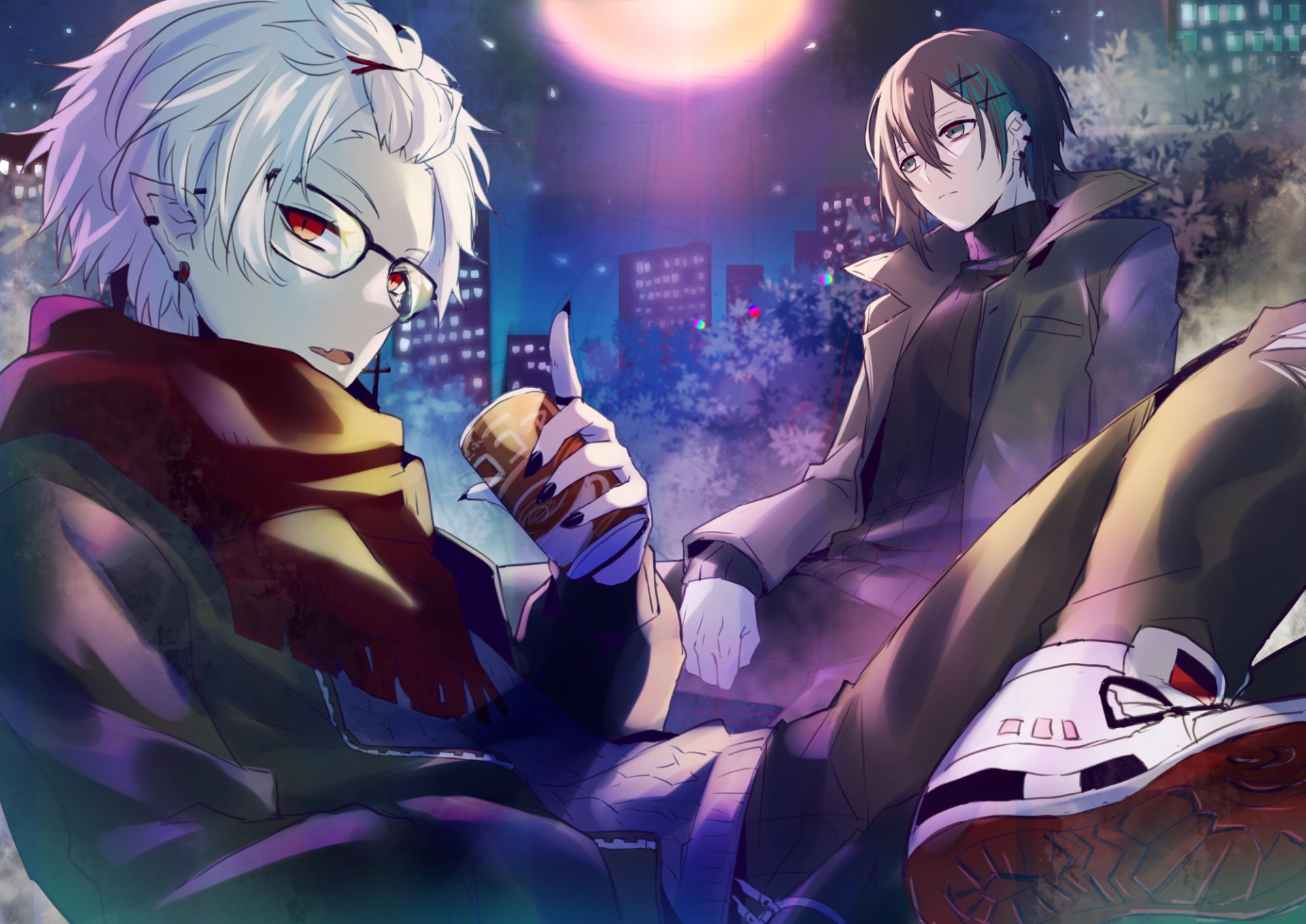 Download Kuzuha (Virtual YouTuber) Mayuzumi Kai Anime Virtual Youtuber HD Wallpaper