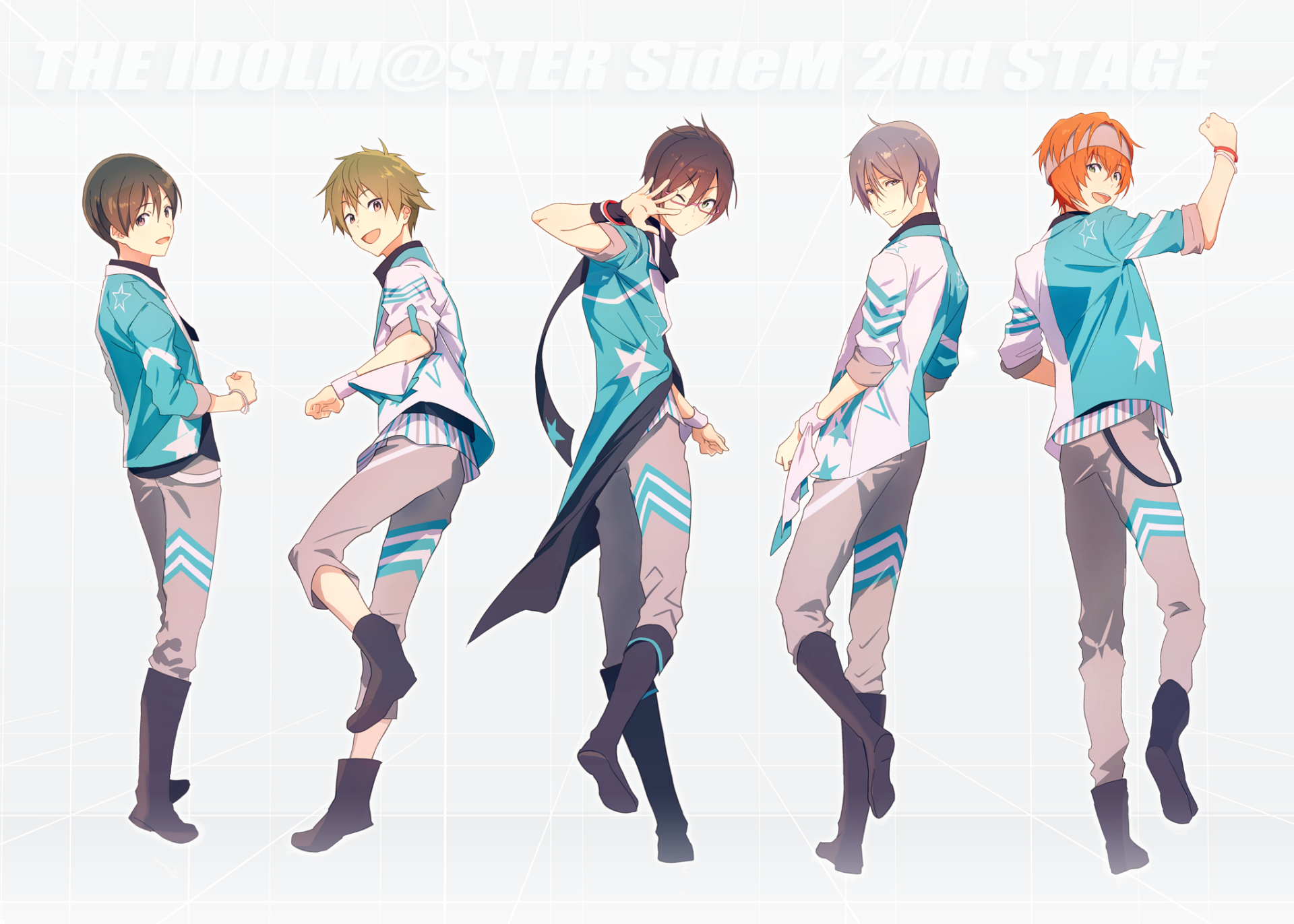 Download Natsuki Sakaki Jun Fuyumi Hayato Akiyama Shiki Iseya Haruna Wakazato Anime THE IDOLM@STER: SideM HD Wallpaper