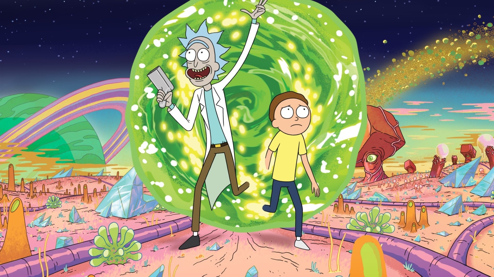 Rick and Morty HD Wallpaper.