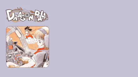 4K Ultra HD Dragon Ball anime desktop wallpaper featuring Bulma piloting a vehicle with Goku floating nearby, showcasing iconic characters in classic style.