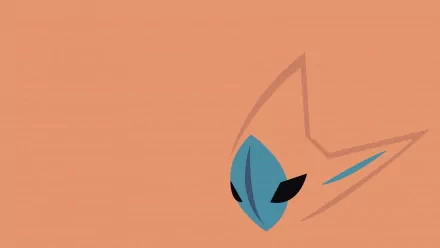 A sleek HD wallpaper featuring Deoxys, the legendary Pokémon, set against a minimalist background. This anime-inspired design captures the essence of this iconic character.