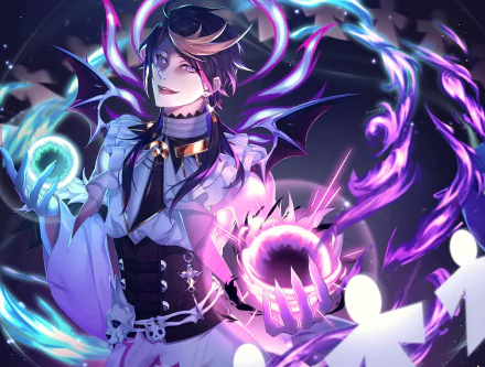 Luxiem Shu Yamino Anime Virtual Youtuber HD Desktop Wallpaper | Background Image