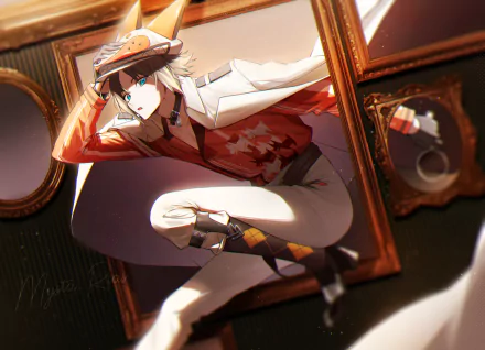 Nijisani Luxiem Mysta Rias Anime Virtual Youtuber HD Desktop Wallpaper | Background Image