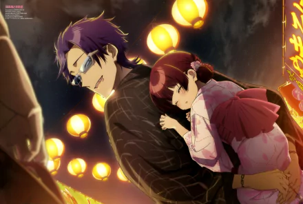 Yaeka Sakuragi Tooru Kirishima Anime The Yakuza's Guide to Babysitting HD Desktop Wallpaper | Background Image