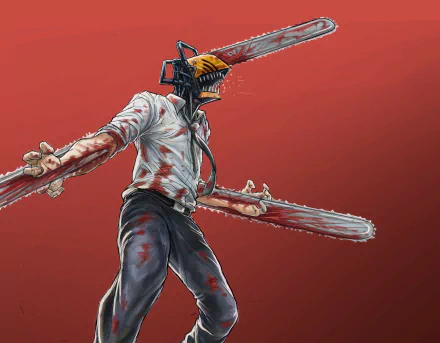 Denji (Chainsaw Man) Anime Chainsaw Man HD Desktop Wallpaper | Background Image