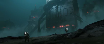 Sci Fi building HD Desktop Wallpaper | Background Image