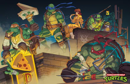 Comic Teenage Mutant Ninja Turtles HD Desktop Wallpaper | Background Image