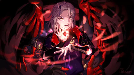 Holostars Magni Dezmond Anime Virtual Youtuber HD Desktop Wallpaper | Background Image