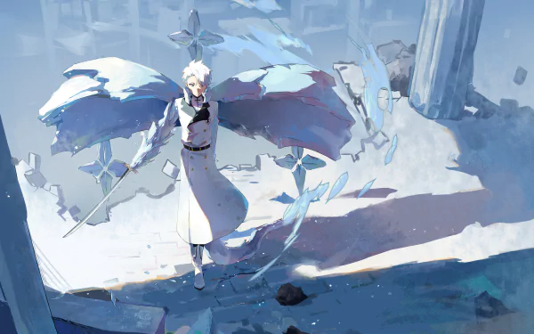 Tōshirō Hitsugaya bankai Anime Bleach HD Desktop Wallpaper | Background Image