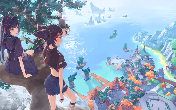 Yun Jin (Genshin Impact) Xinyan (Genshin Impact) video game Genshin Impact HD Desktop Wallpaper | Background Image