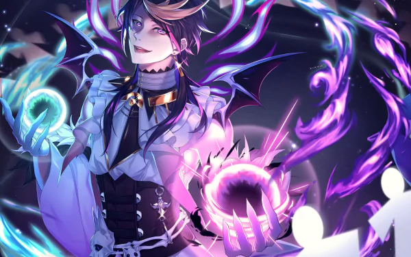 Luxiem Shu Yamino Anime Virtual Youtuber HD Desktop Wallpaper | Background Image