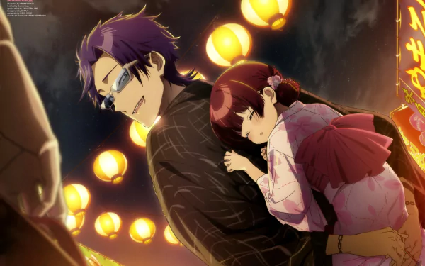 Yaeka Sakuragi Tooru Kirishima Anime The Yakuza's Guide to Babysitting HD Desktop Wallpaper | Background Image