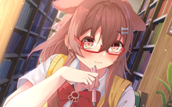 hololive Inugami Korone Anime Virtual Youtuber HD Desktop Wallpaper | Background Image