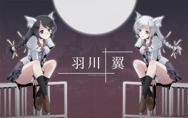 Anime Monogatari (Series) Tsubasa Hanekawa Black Hanekawa Cat Girl Nekomonogatari: Kuro HD Wallpaper | Background Image