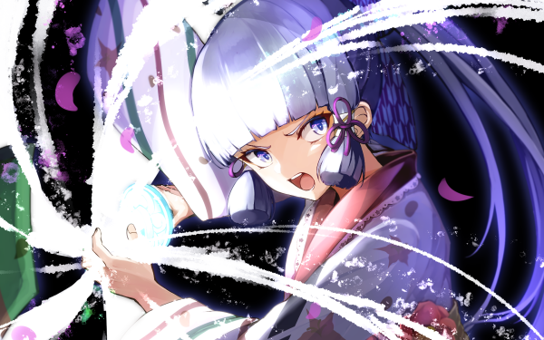 Video Game Genshin Impact Kamisato Ayaka HD Wallpaper | Background Image