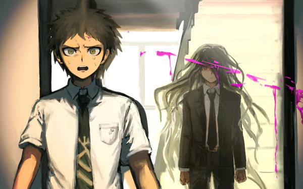 Hajime Hinata video game Danganronpa 2: Goodbye Despair HD Desktop Wallpaper | Background Image