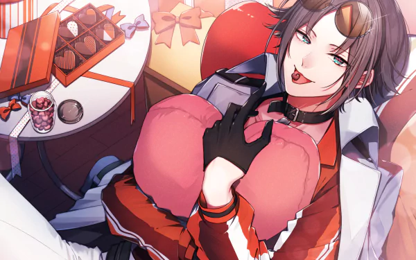 Luxiem Mysta Rias Anime Virtual Youtuber HD Desktop Wallpaper | Background Image