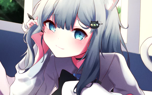 Nachoneko Anime Virtual Youtuber HD Desktop Wallpaper | Background Image