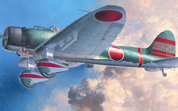 military Aichi D3A HD Desktop Wallpaper | Background Image