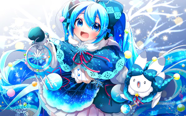 Rabbit Yukine Hatsune Miku Anime Vocaloid HD Desktop Wallpaper | Background Image