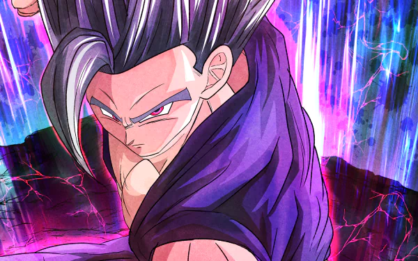 Super Saiyan Gohan Beast HD Wallpaper - Dragon Ball Z Anime Art by patrika