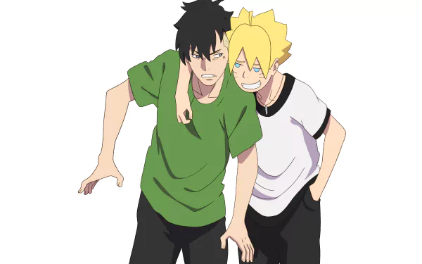 Boruto Uzumaki Kawaki (Boruto) Anime Boruto HD Desktop Wallpaper | Background Image