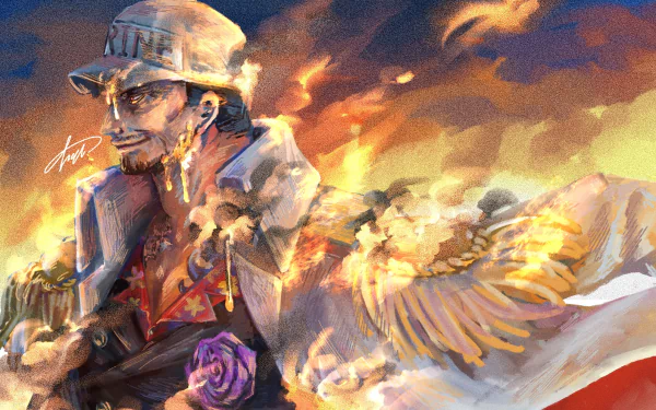 Akainu (One Piece) Anime One Piece HD Desktop Wallpaper | Background Image