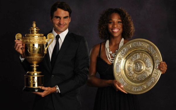 Sports Tennis Serena Williams Roger Federer HD Wallpaper | Background Image