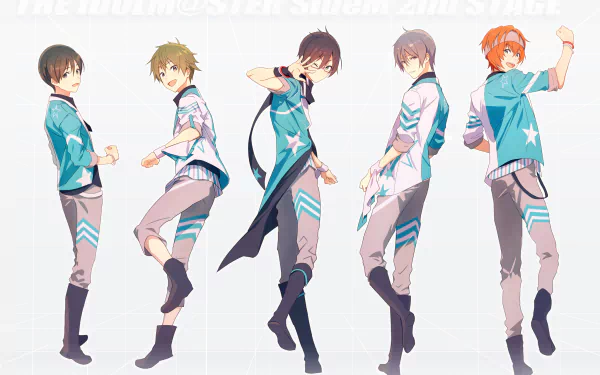 Natsuki Sakaki Jun Fuyumi Hayato Akiyama Shiki Iseya Haruna Wakazato Anime THE iDOLM@STER: SideM HD Desktop Wallpaper | Background Image