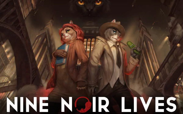 video game Nine Noir Lives HD Desktop Wallpaper | Background Image