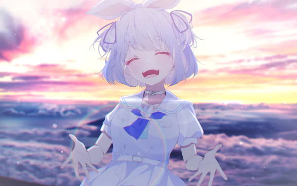 hololive Usada Pekora Anime Virtual Youtuber HD Desktop Wallpaper | Background Image