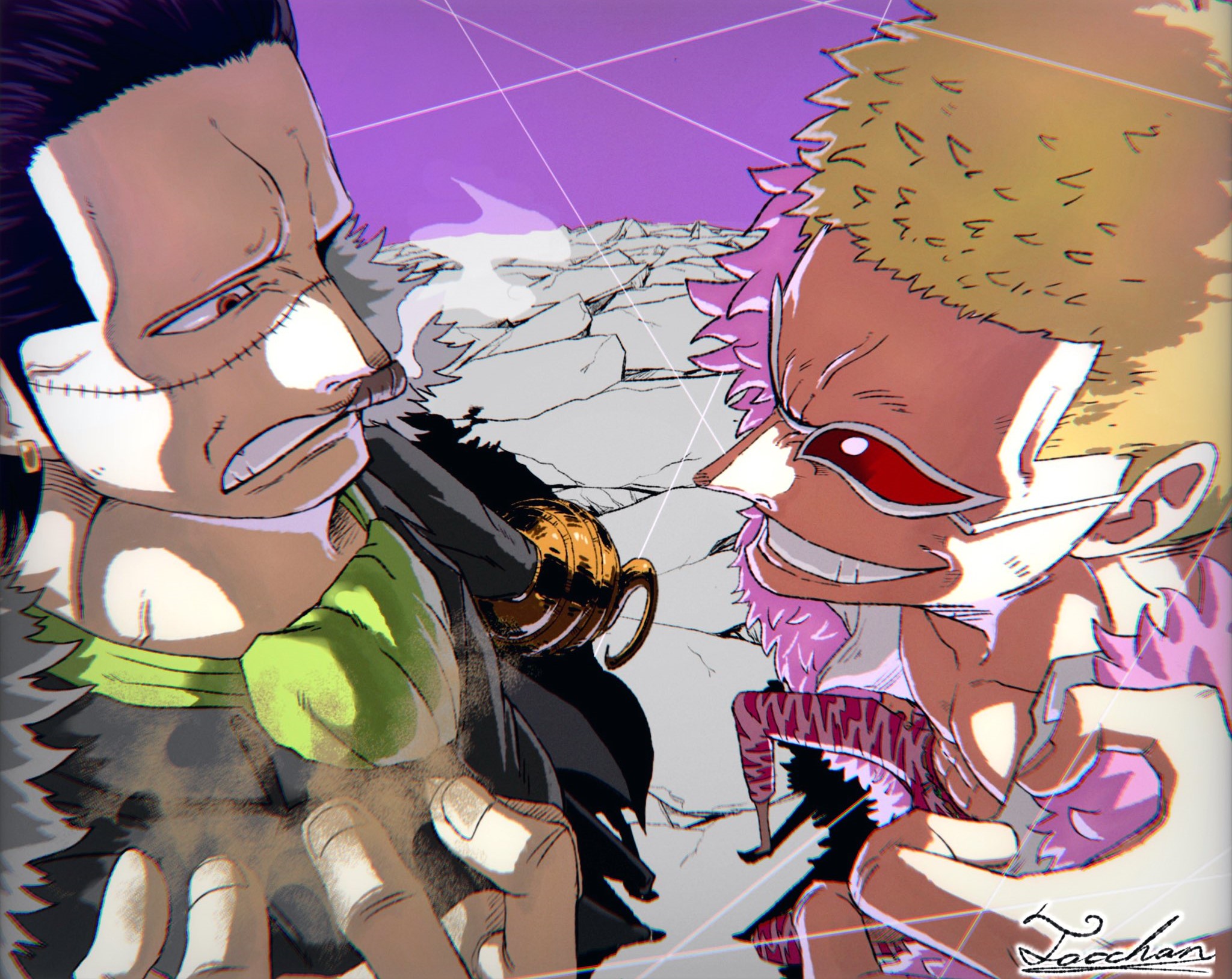 Doflamingo vs smoker