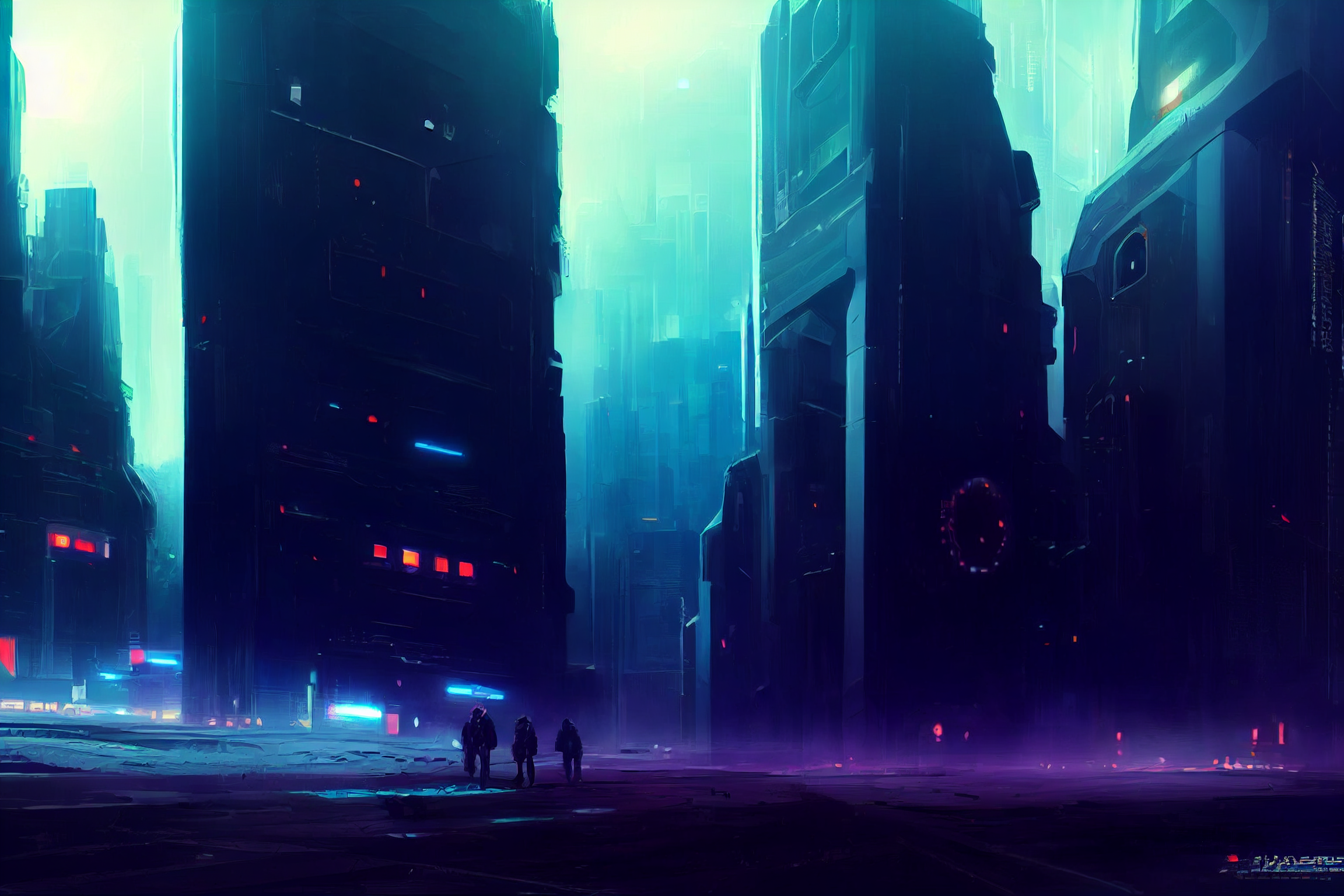 Sci Fi Cyberpunk HD Wallpaper by saxonzs