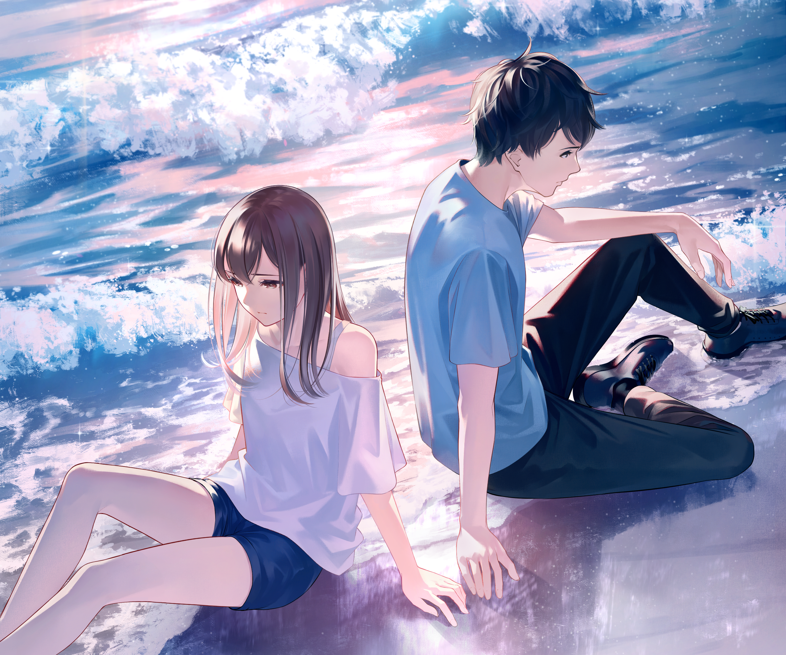 HD anime couple wallpapers