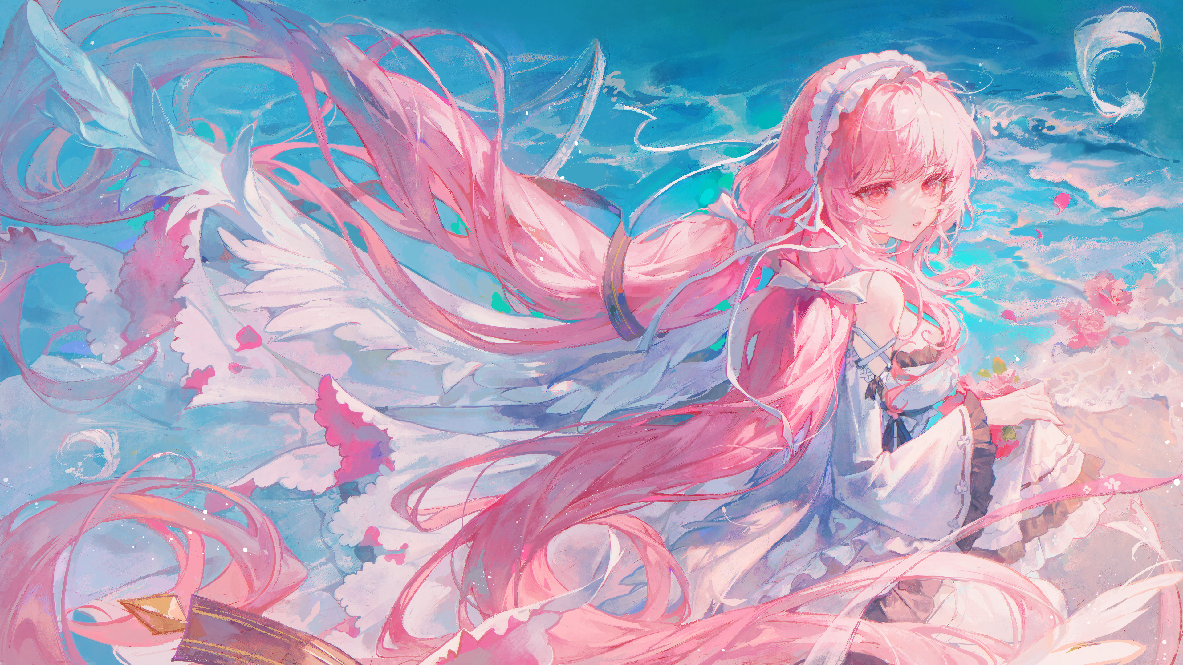 320+ 4K Pink Hair Wallpapers | Background Images