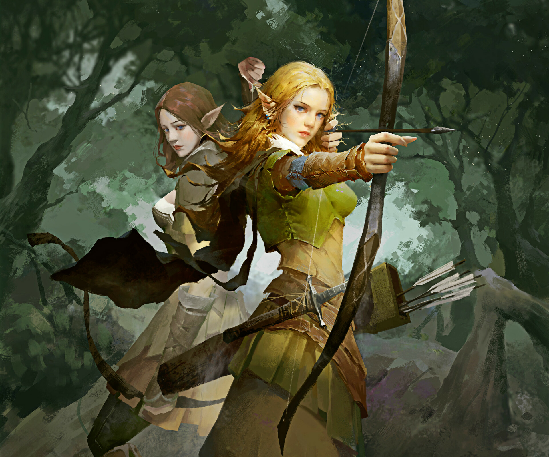 elven ranger wallpaper