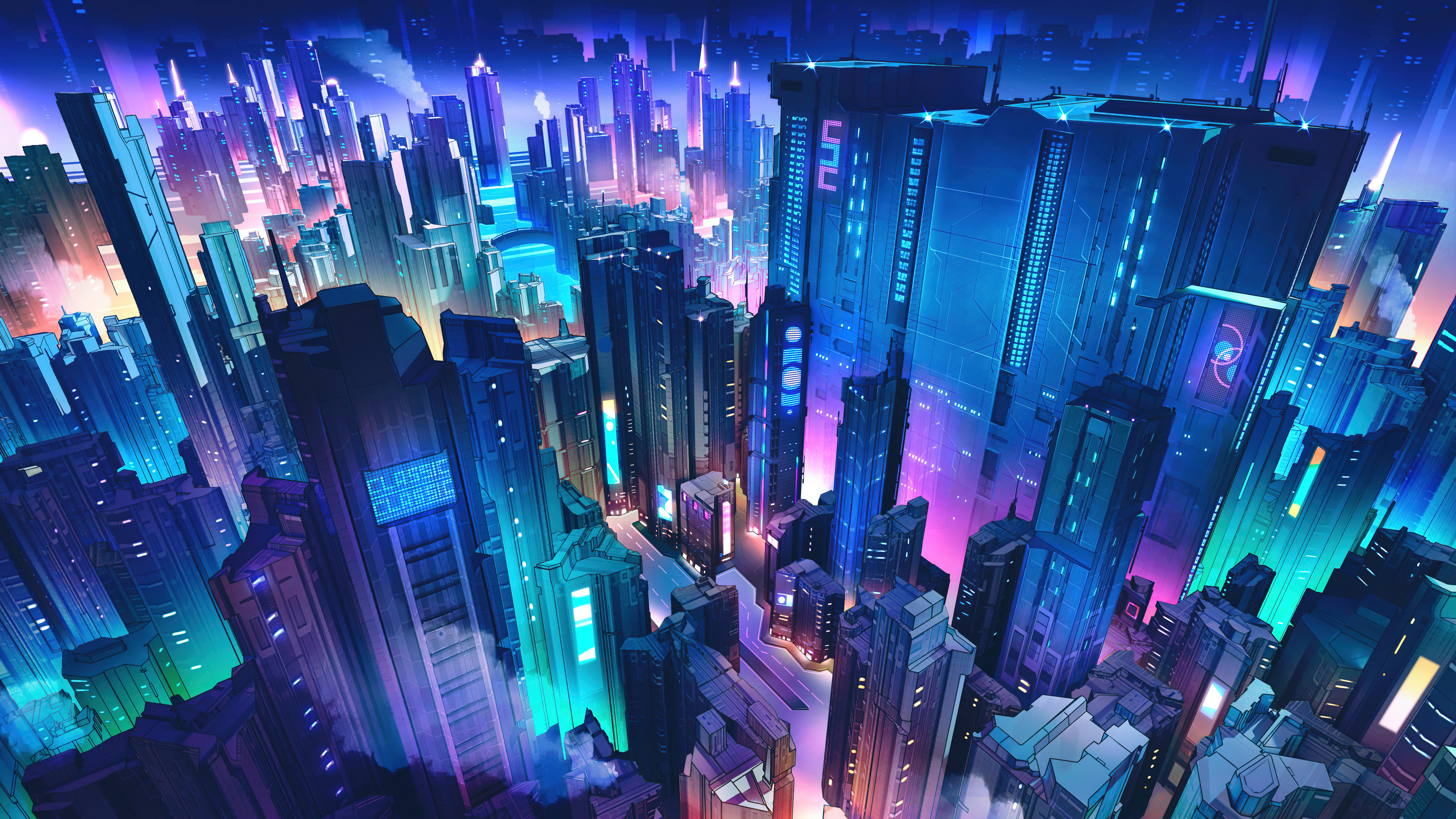 4k Cityscape Desktop Wallpaper Free Download