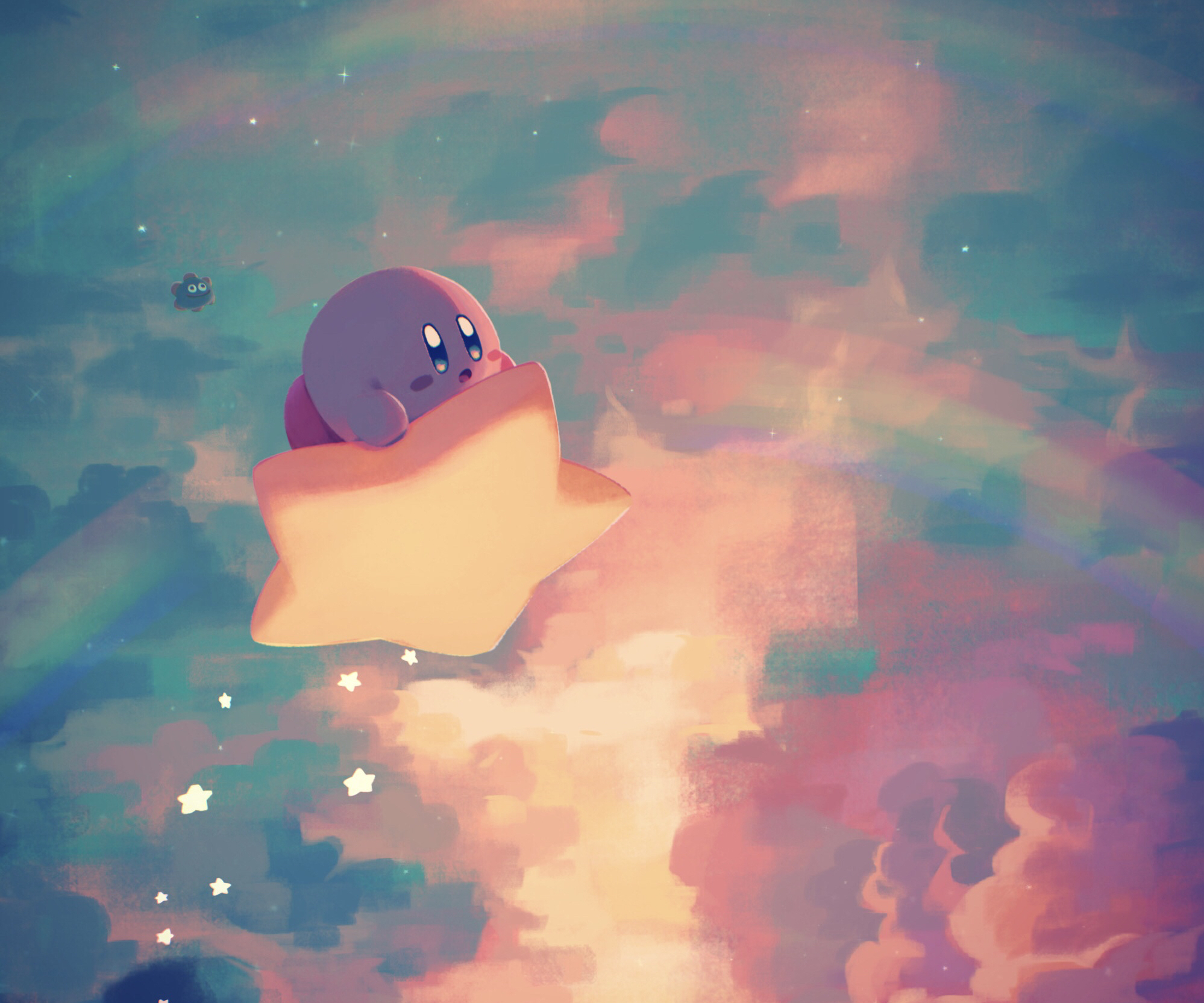 Made a cute wallpaper  rKirby