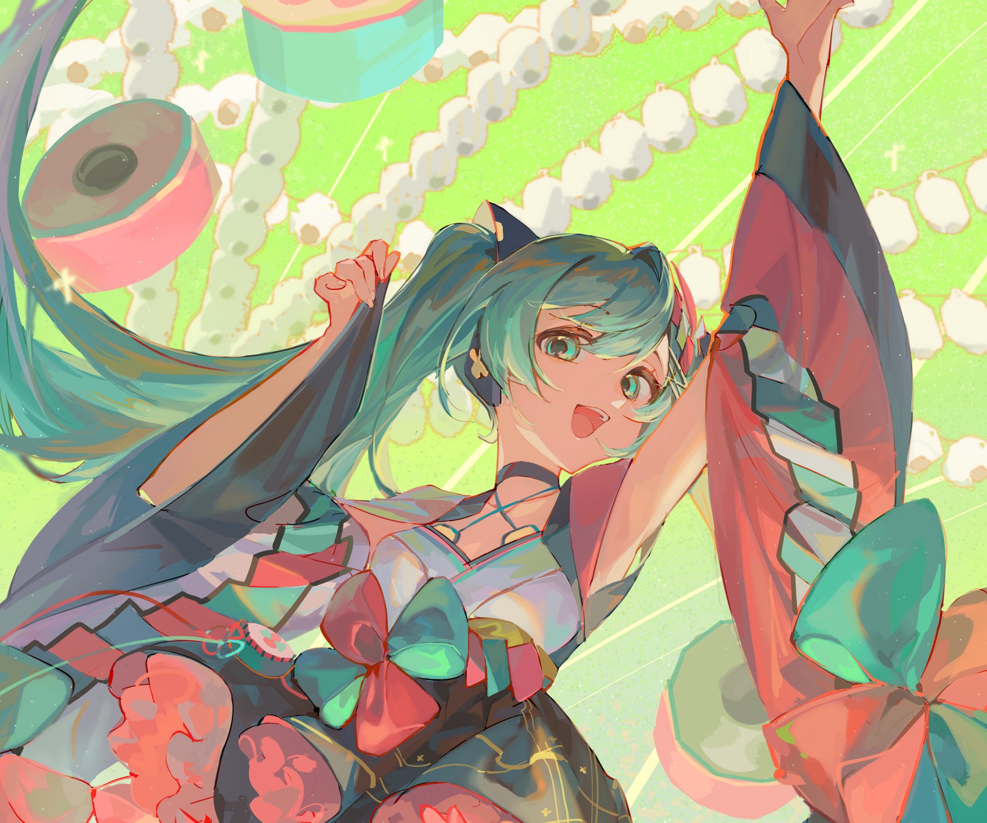 Download Hatsune Miku Anime Vocaloid HD Wallpaper