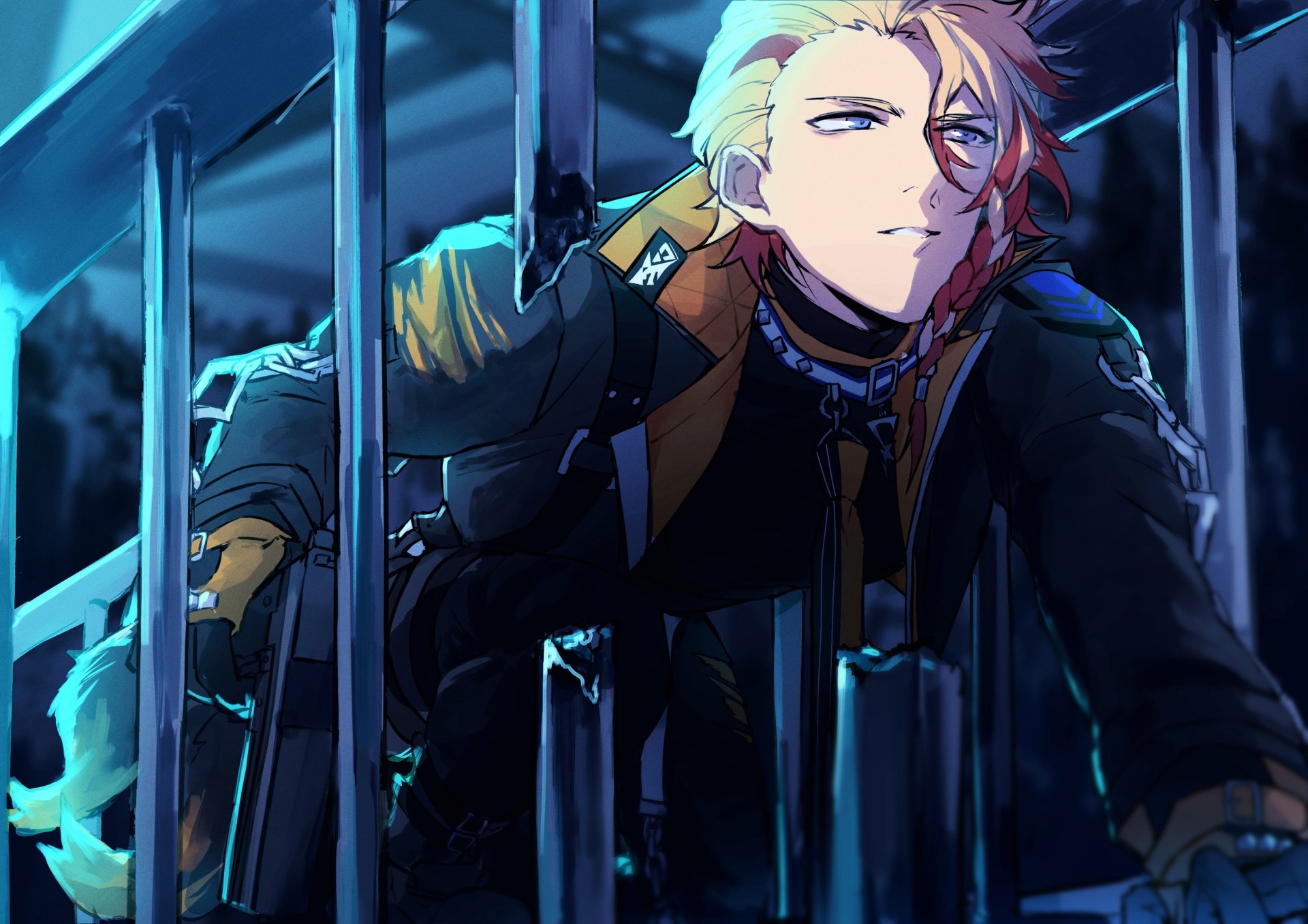 Download Holostars Axel Syrios Anime Virtual Youtuber HD Wallpaper