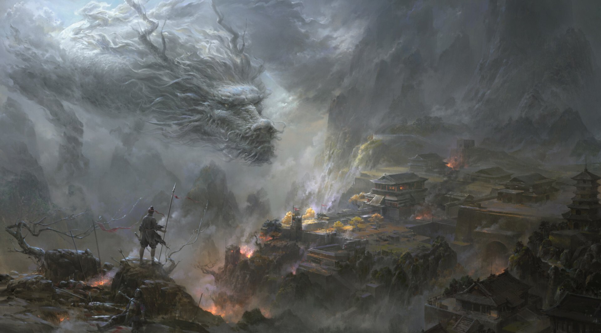Download Fantasy Dragon HD Wallpaper by 老 银