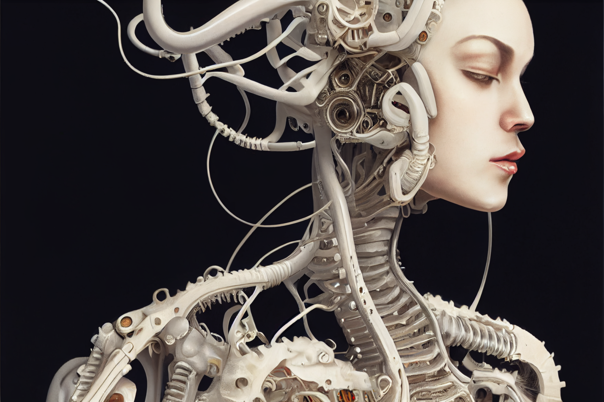 Cyborg Woman by saxonzs | 2304x1536 | Wallpaper Abyss