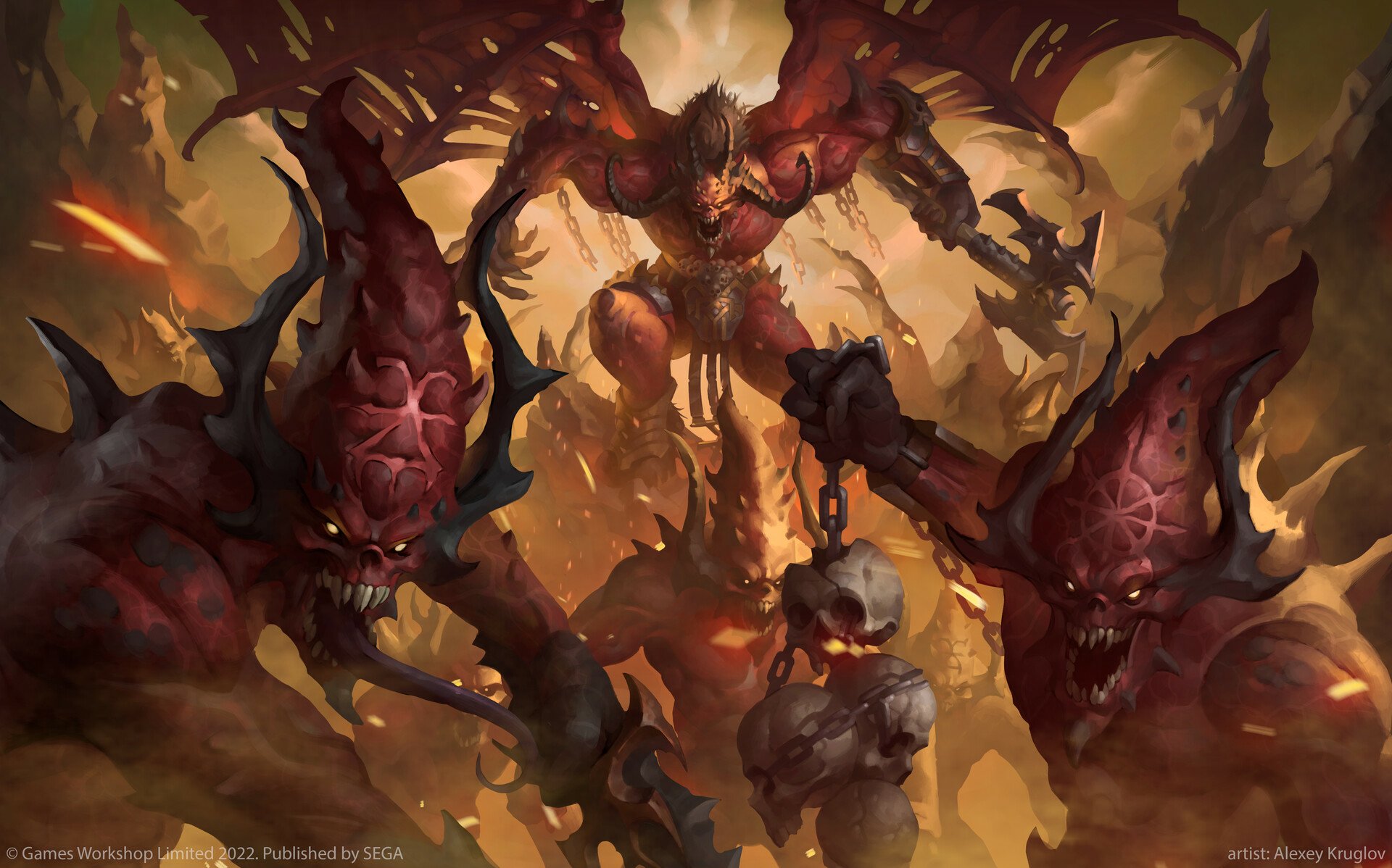 Download Video Game Total War: Warhammer III HD Wallpaper by Alexey Kruglov